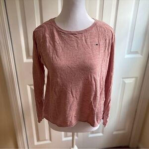 Tommy Hilfiger Women's Dusty Pink Long Sleeve Tee
